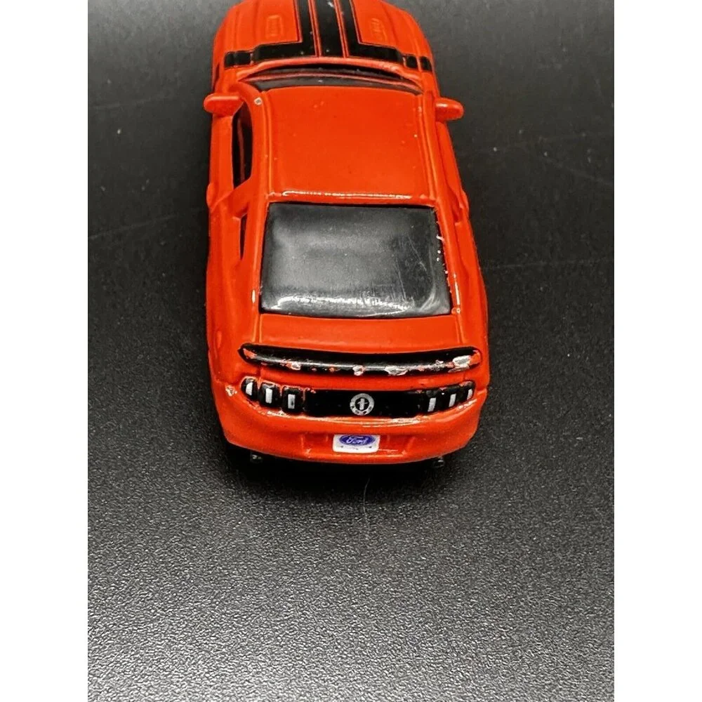 2012 Ford Mustang Boss 302‎ Orange Maisto 1:64 Scale Diecast Car Loose GUC